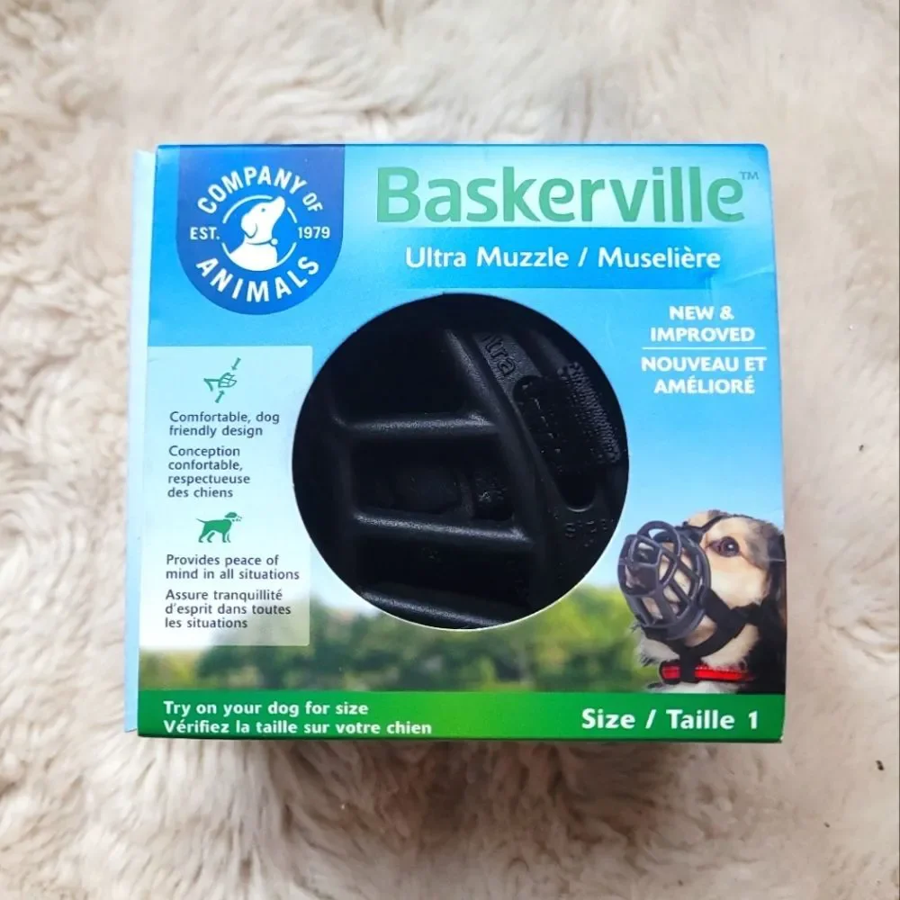 🍒NIB🍒 DURABLE RUBBER DOG MUZZLE XS